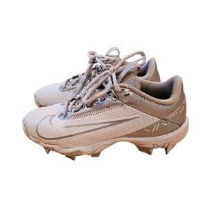 Nike Vapor Edge Shark 2 Football Cleats Youth Sz 2 White DH5089-102